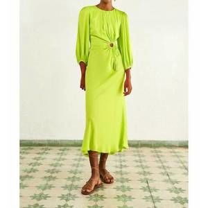 knee length dresses for ladies Farm Rio Twisted Cup Midi Dress
